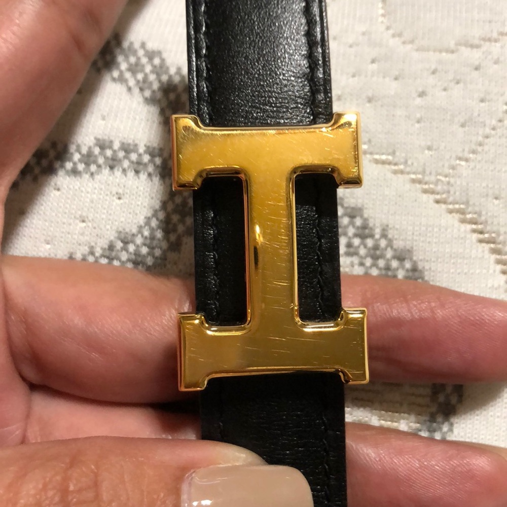 ONLY THIS WEEKEND Authentic 13 mm Hermes Belt Size - Picture 5 of 5